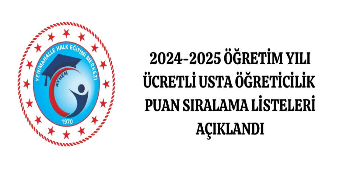 USTA ÖĞRETİCİ BAŞVURU ONAY LİSTELERİ ( NİHAİ LİSTELER )